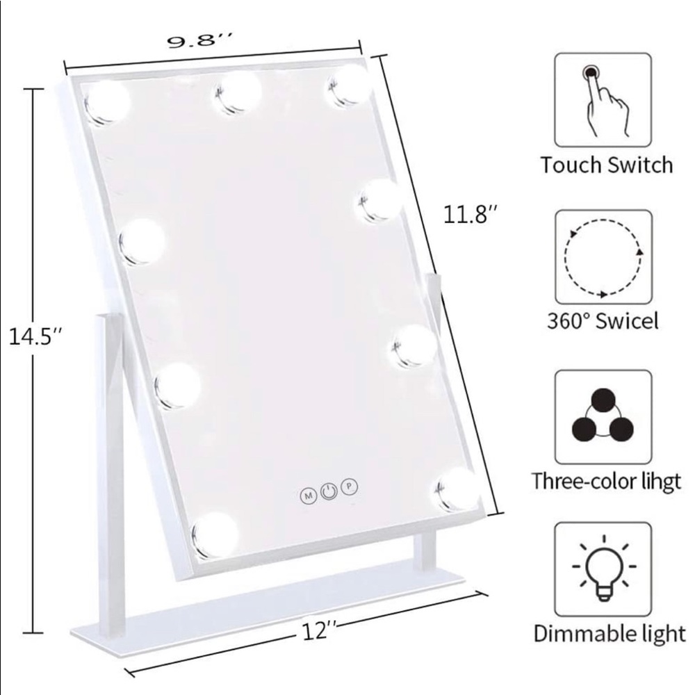 Lighted vanity mirror - Picture 5 of 5